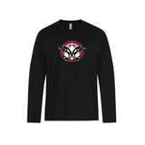 Orcas 24Ever Ring Spun Cotton Long Sleeve Tshirt - Pressed Front Logo - Youth