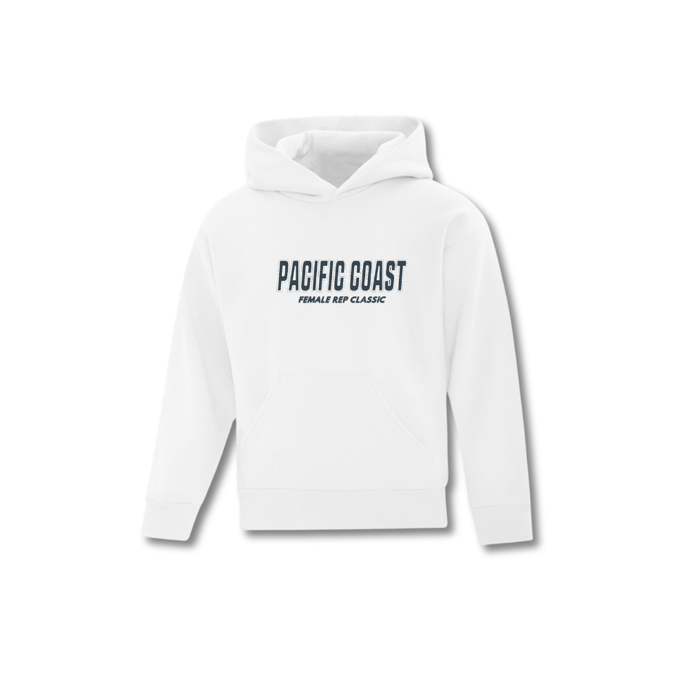 Pacific Coast Rep Classic Word Logo Hoodie - Youth