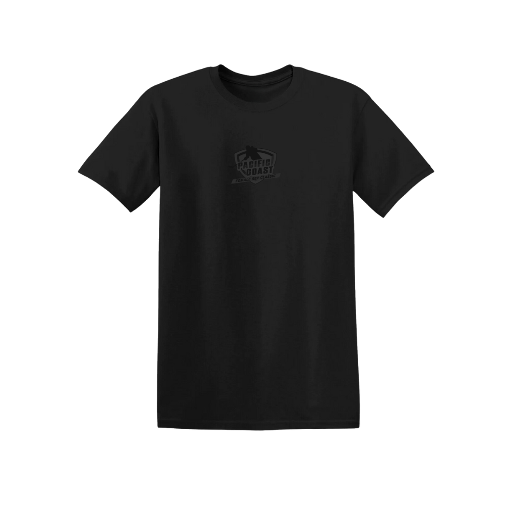 Pacific Coast Rep Classic Embroidered Tone on Tone Logo T-shirt - Adult