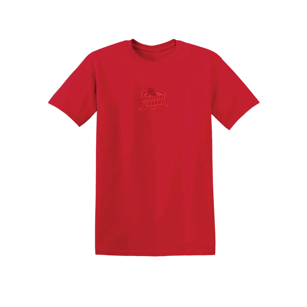 Pacific Coast Rep Classic Embroidered Tone on Tone Logo T-shirt - Adult