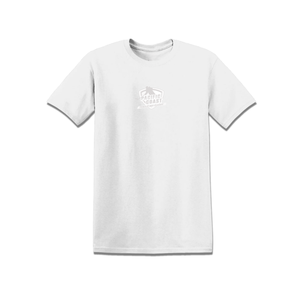 Pacific Coast Rep Classic Embroidered Tone on Tone Logo T-shirt - Adult