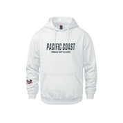 Pacific Coast Rep Classic CSW Hoodie - Embroidered Word Logo with Logo on Right Cuff - Adult