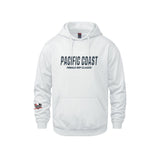 Pacific Coast Rep Classic CSW Hoodie - Embroidered Word Logo with Logo on Right Cuff - Adult