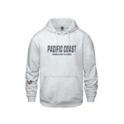 Pacific Coast Rep Classic CSW Hoodie - Embroidered Word Logo with Logo on Right Cuff - Adult