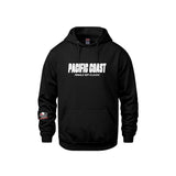 Pacific Coast Rep Classic CSW Hoodie - Embroidered Word Logo with Logo on Right Cuff - Adult