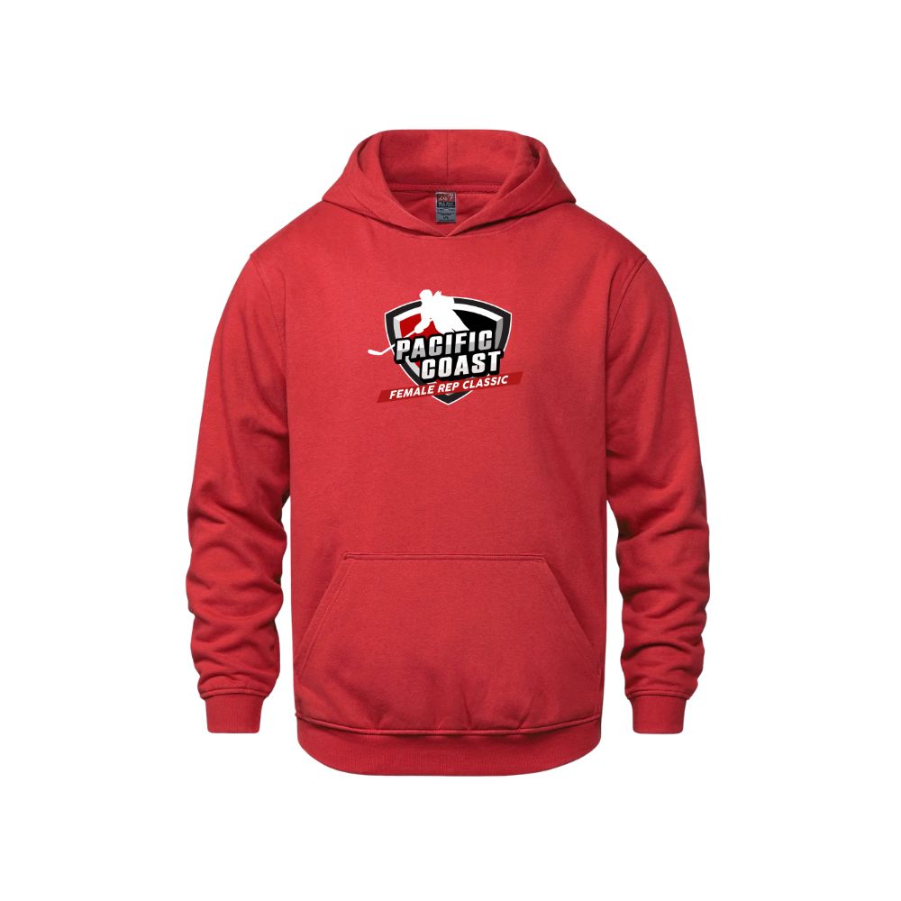 Pacific Coast Rep Classic CSW Hoodie - Embroidered Logo - Youth