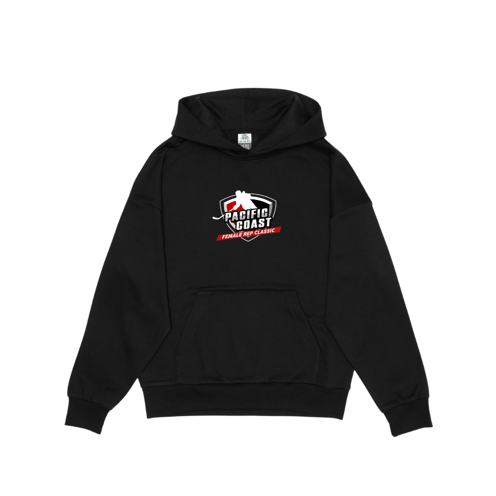 Pacific Rep Classic Drop Shoulder Hoodie - Embroidered Logo -  Unisex
