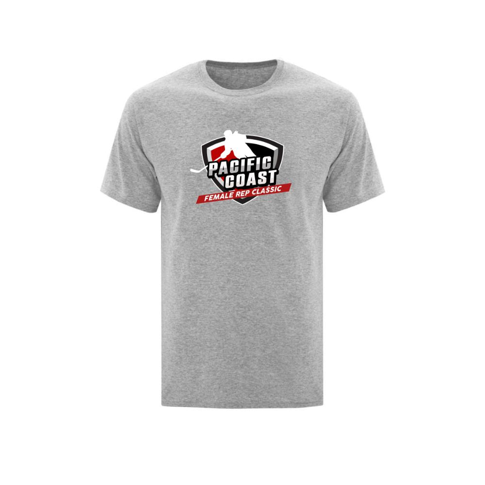 Pacific Coast Rep Classic T-shirt with Full Color Logo - Adult