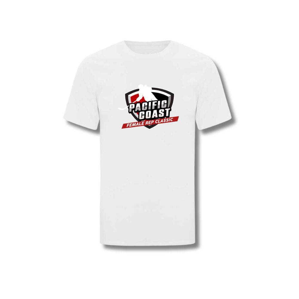 Pacific Coast Rep Classic T-shirt with Full Color Logo - Adult