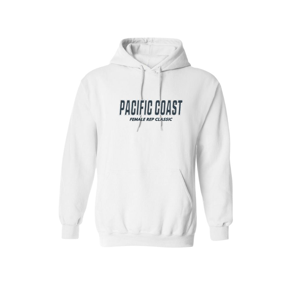 Pacific Coast Rep Classic Word Logo Hoodie - Adult