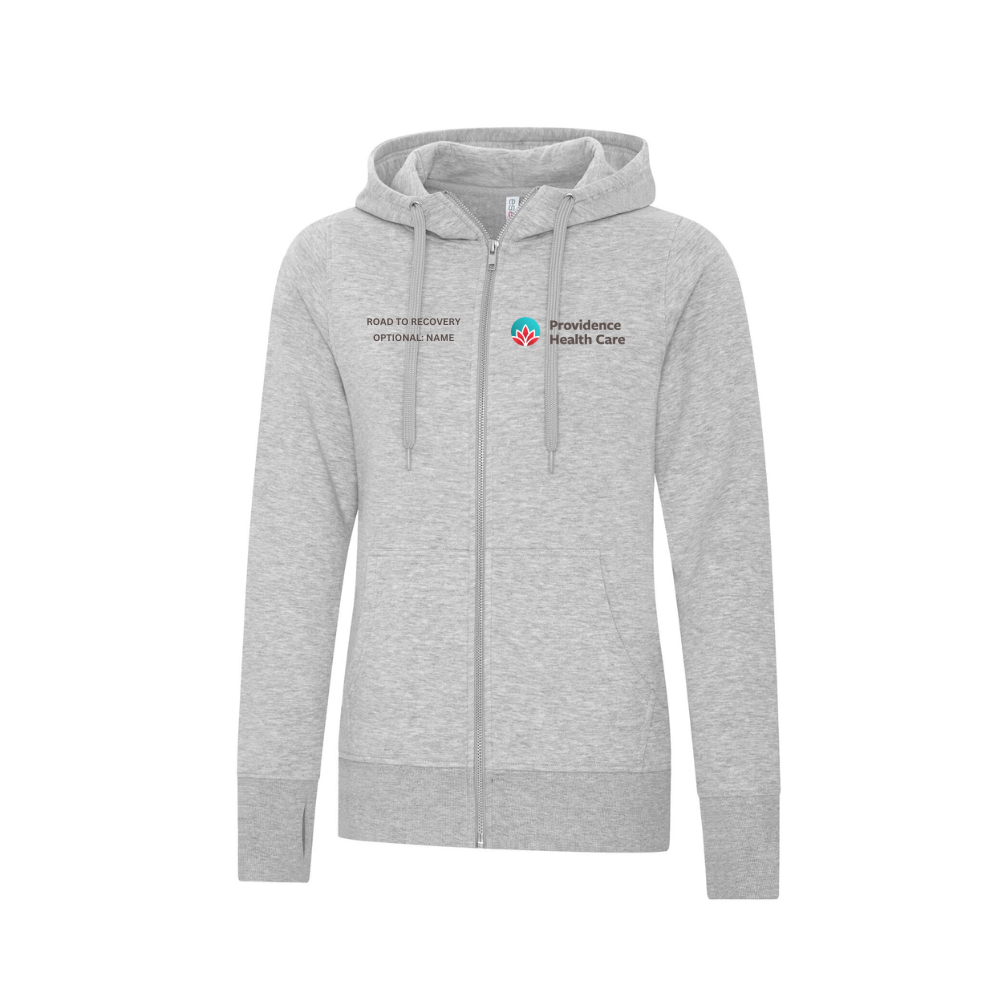 PHC Road to Recovery Core Heavy Fleece Zip Hoodie - Ladies