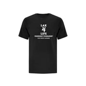 Friendship Tournament Lax4Life Stacked Logo Tshirt - Adult