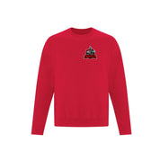 Port Moody Lacrosse Left Chest Patch Applique Crewneck - Adult