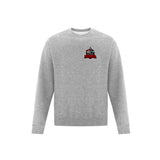 Port Moody Lacrosse Left Chest Patch Applique Crewneck - Adult