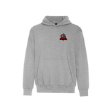 Port Moody Lacrosse Koi Element CFF Left Chest Applique Patch Logo Hoodie - Unisex