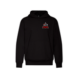 Port Moody Lacrosse Koi Element CFF Left Chest Applique Patch Logo Hoodie - Unisex