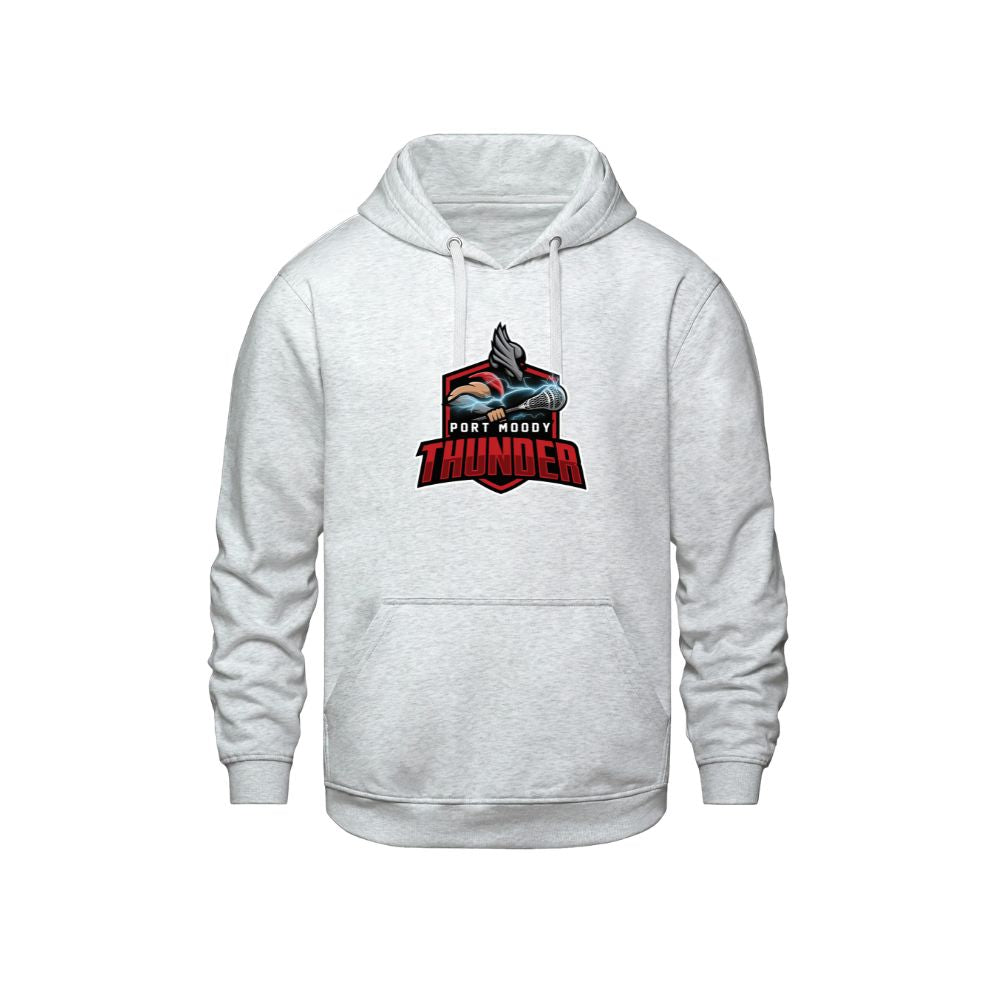 Port Moody Lacrosse Applique Logo Hoodie - Adult