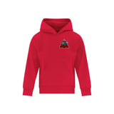 Port Moody Lacrosse Left Chest Patch Applique Hoodie - Youth