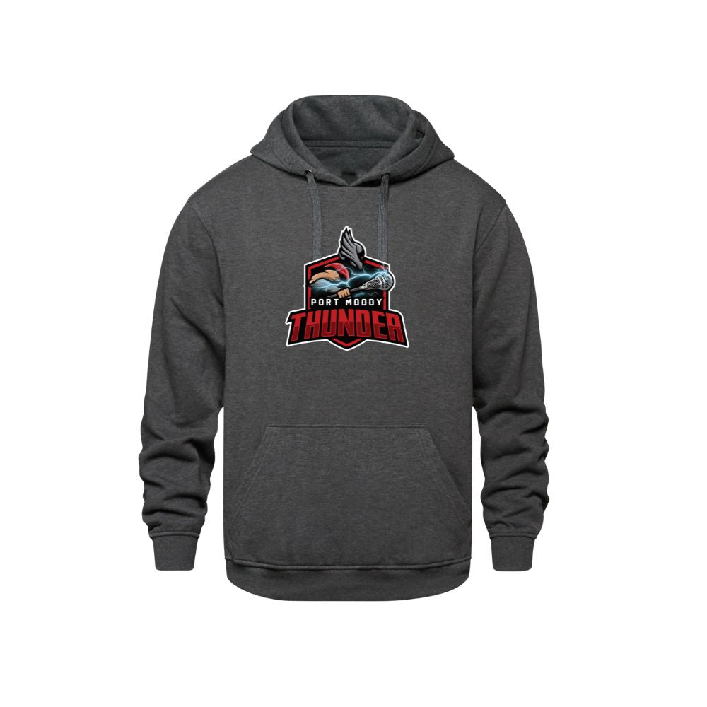 Port Moody Lacrosse Applique Logo Hoodie - Adult