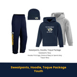 Predators Package - Hoodie, Sweatpants, Toque - Youth