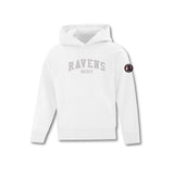 Ravens Curved Felt Logo Applique Hoodie - Youth