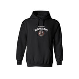 Ravens Applique Hoodie - Adult