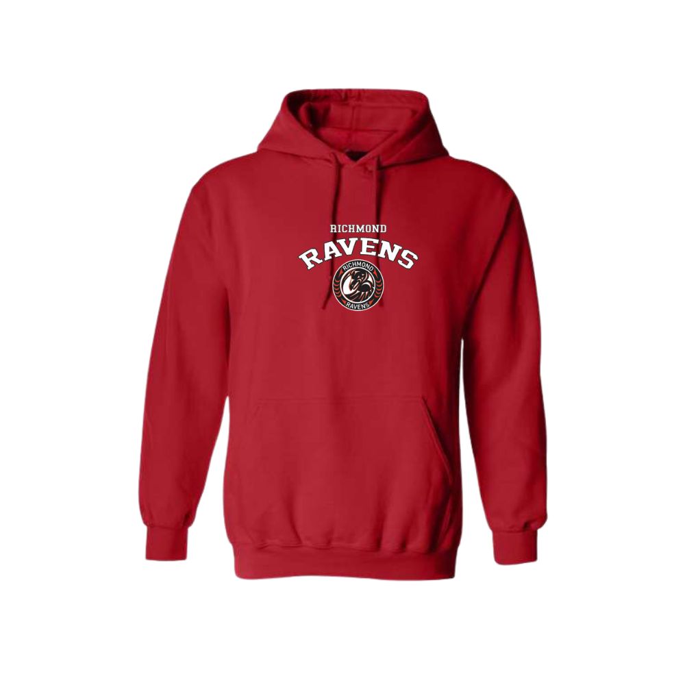 Ravens Applique Hoodie - Adult