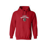 Ravens Applique Hoodie - Adult