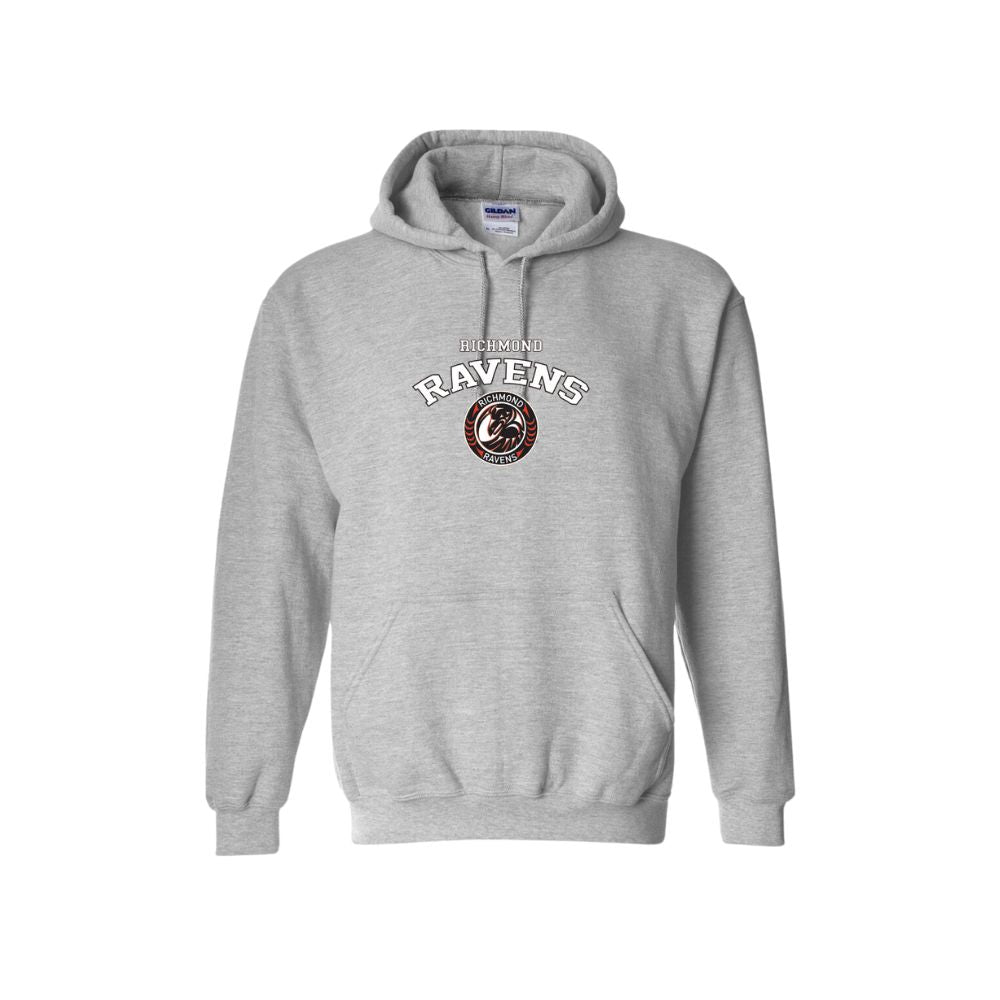 Ravens Applique Hoodie - Adult