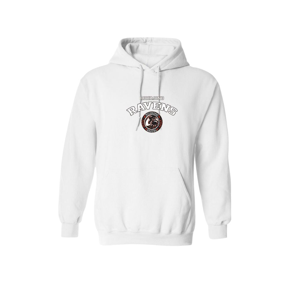 Ravens Applique Hoodie - Adult