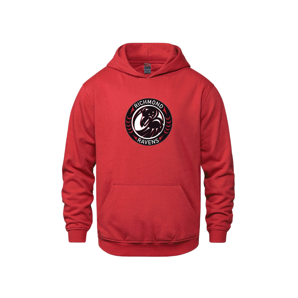 Ravens CSW Hoodie - Applique Embroidered Association Logo - Youth