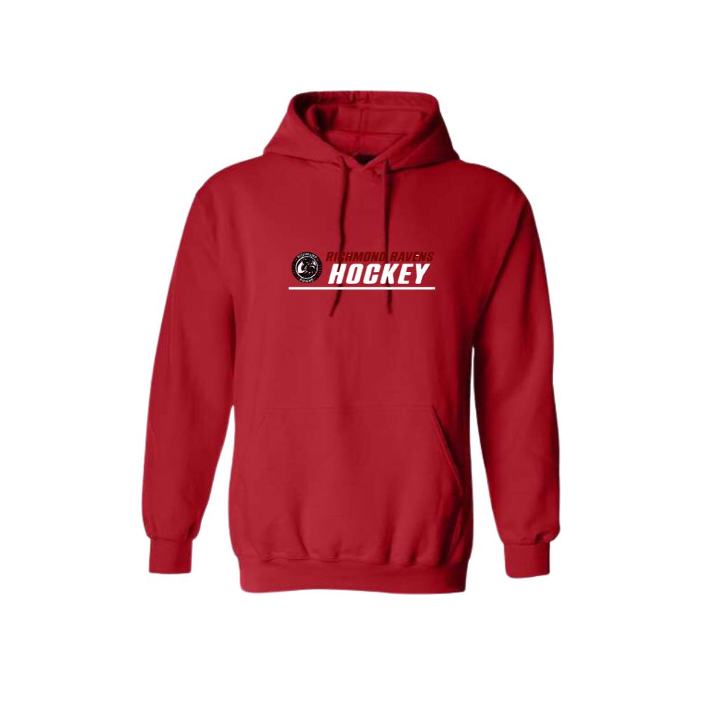 Ravens Hockey Hoodie with Printed Logo - Adult