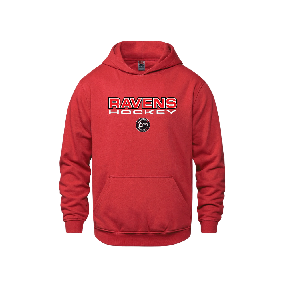 Ravens CSW Hoodie - Block Letters Applique Logo - Youth