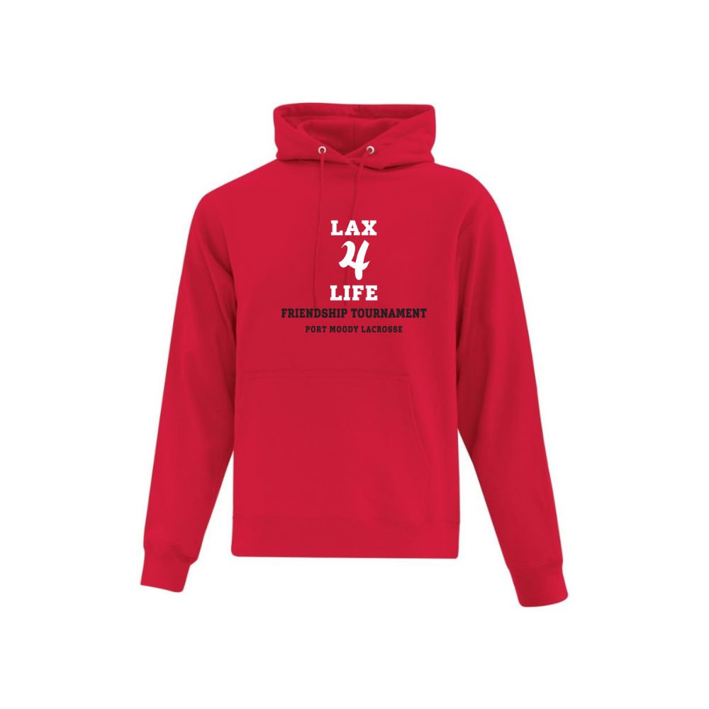 Friendship Tournament Lax4Life Stacked Logo Hoodie - Adult