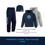 Richmond Jets Package - Hoodie, Sweatpants, Toque - Youth