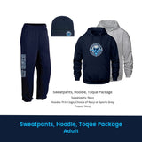 Richmond Jets Package - Hoodie, Sweatpants, Toque - Adult