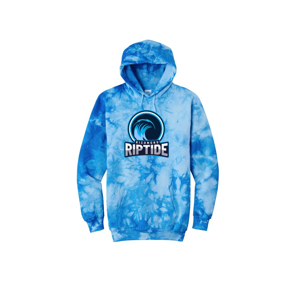 Richmond Riptide Print Riptide Logo Tie Dye Hoodie - Adult
