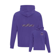 Richmond Ice Classic Left Chest Purple Logo Hoodie - Adult
