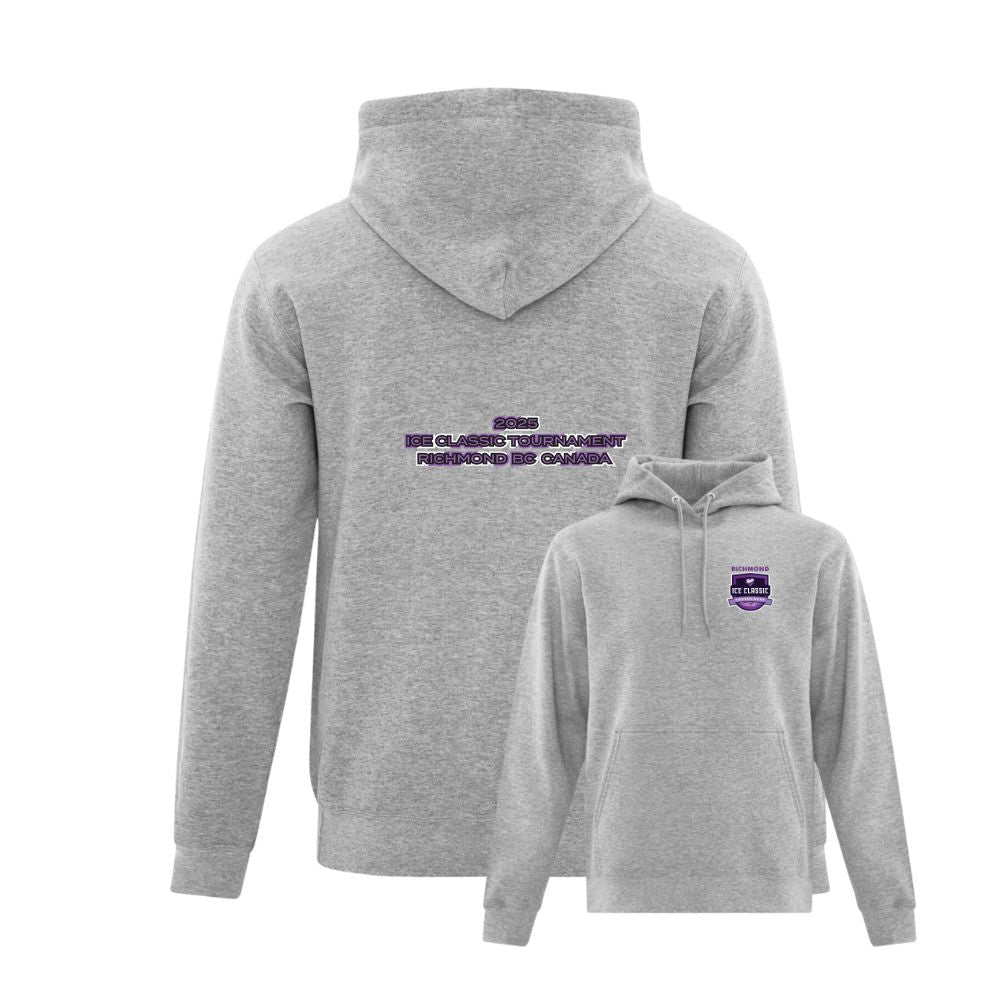 Richmond Ice Classic Left Chest Purple Logo Hoodie - Adult