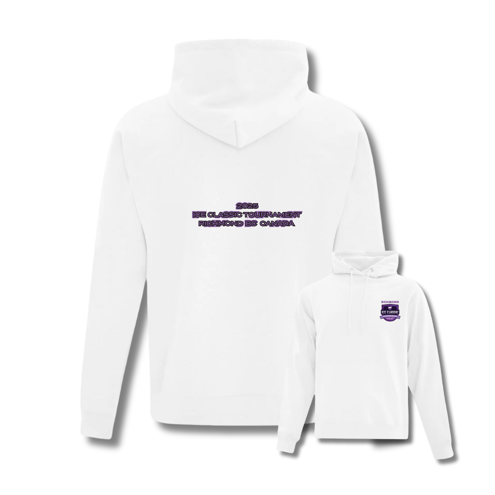 Richmond Ice Classic Left Chest Purple Logo Hoodie - Adult