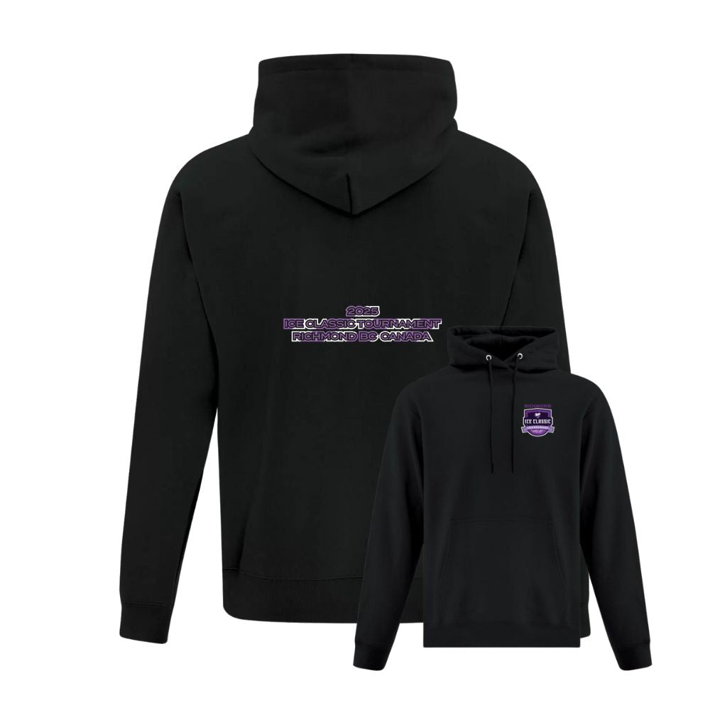 Richmond Ice Classic Left Chest Purple Logo Hoodie - Adult