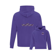 Richmond Ice Classic Left Chest Purple Logo Hoodie - Youth
