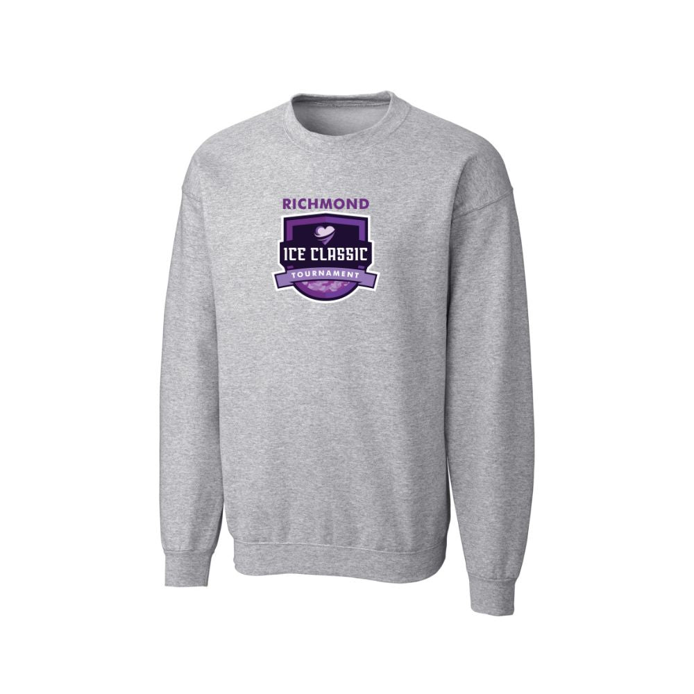Richmond Ice Classic Purple Logo Crewneck Sweatshirt - Youth