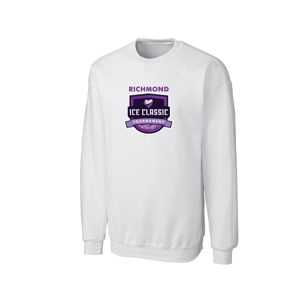 Richmond Ice Classic Purple Logo Crewneck Sweatshirt - Adult