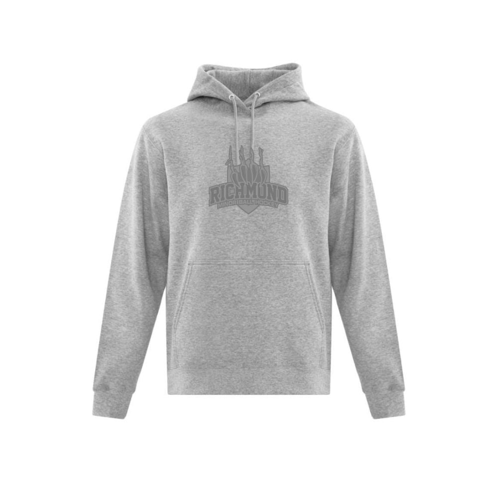 Richmond Minor Ball Hockey Embroidered Tone on Tone Hoodie - Adult