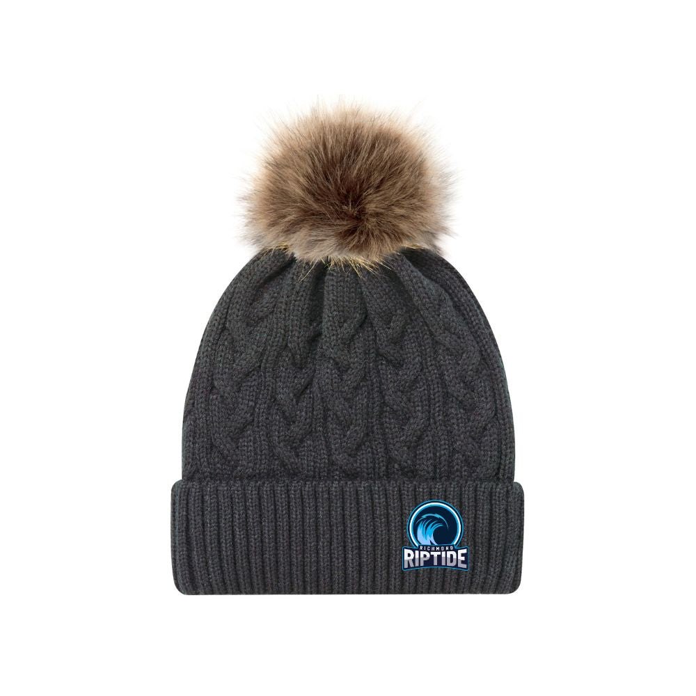 Richmond Riptide Faux Fur Pom Toque