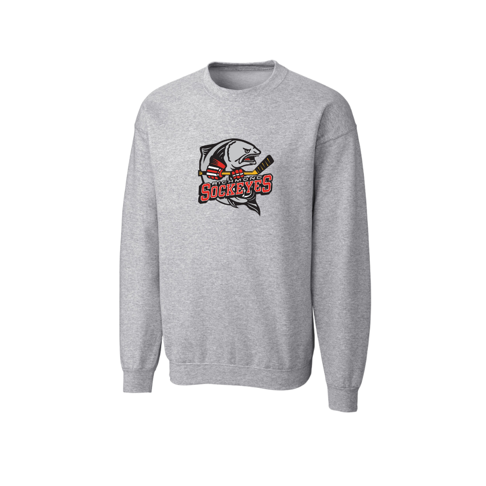 Richmond Sockeyes Crewneck Embroidered Logo Sweatshirt - Unisex