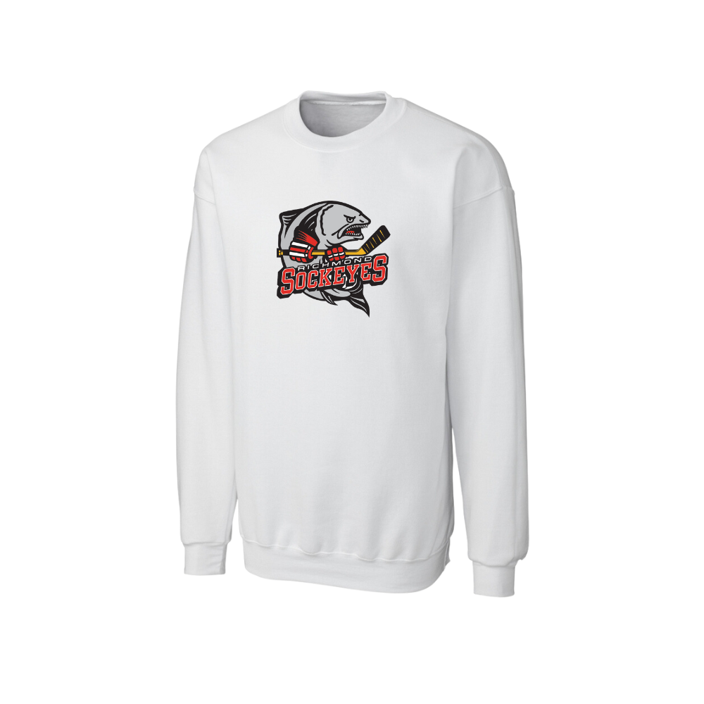 Richmond Sockeyes Crewneck Embroidered Logo Sweatshirt - Unisex