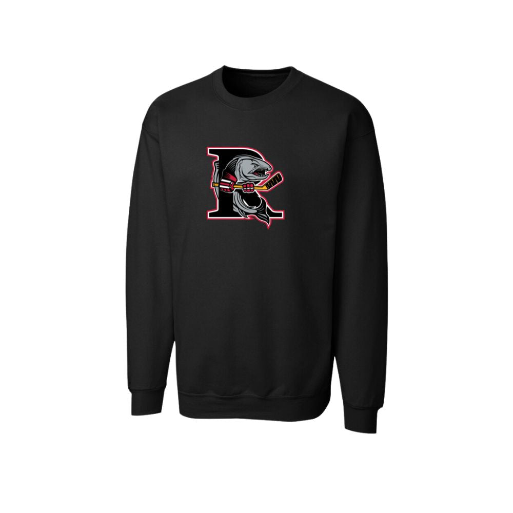 Richmond Sockeyes Crewneck Embroidered Full Front Logo Sweatshirt - Unisex