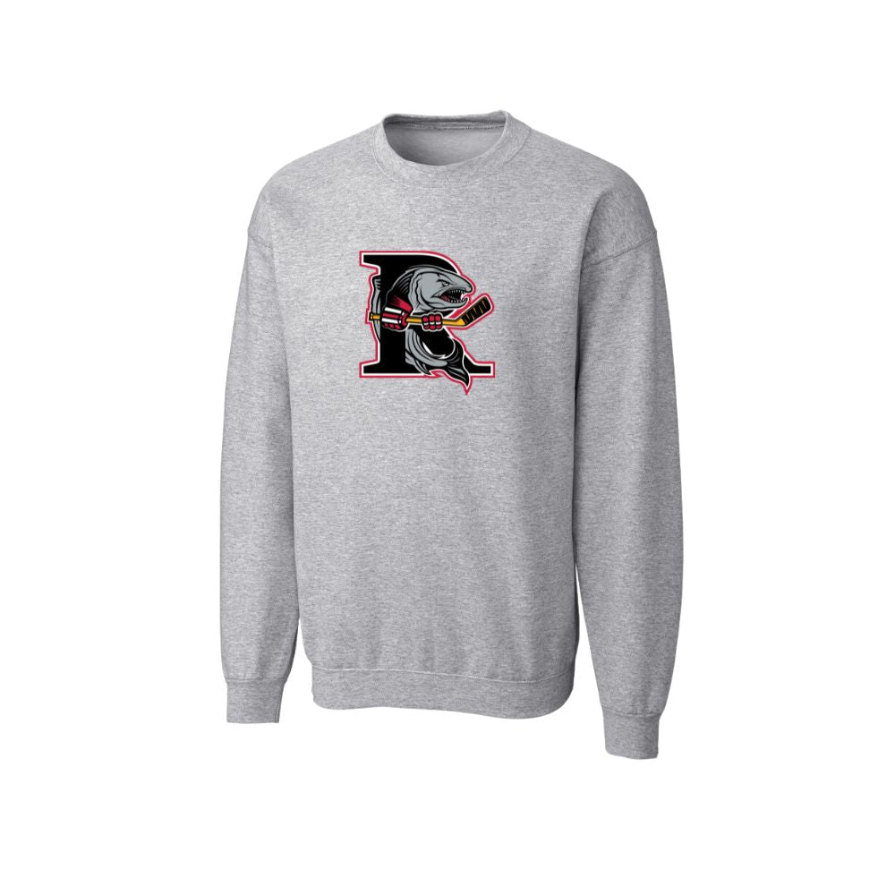 Richmond Sockeyes Crewneck Embroidered Full Front Logo Sweatshirt - Unisex